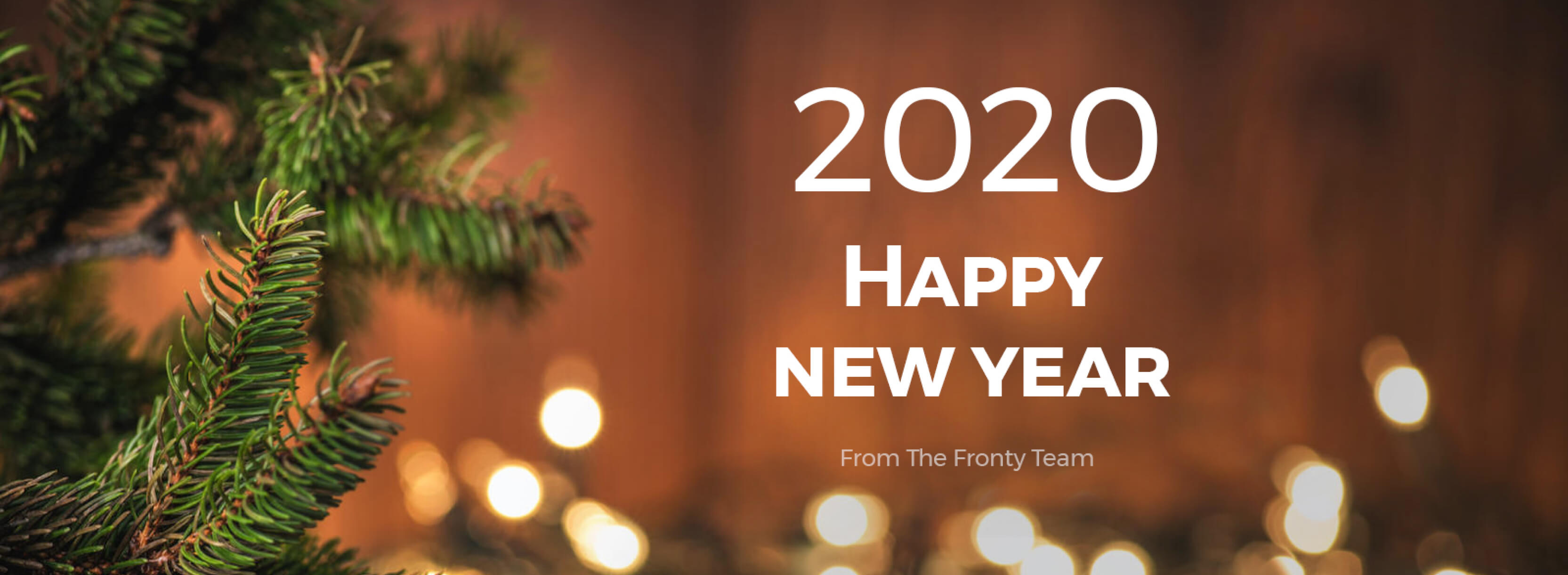 Happy New Year from Fronty team!