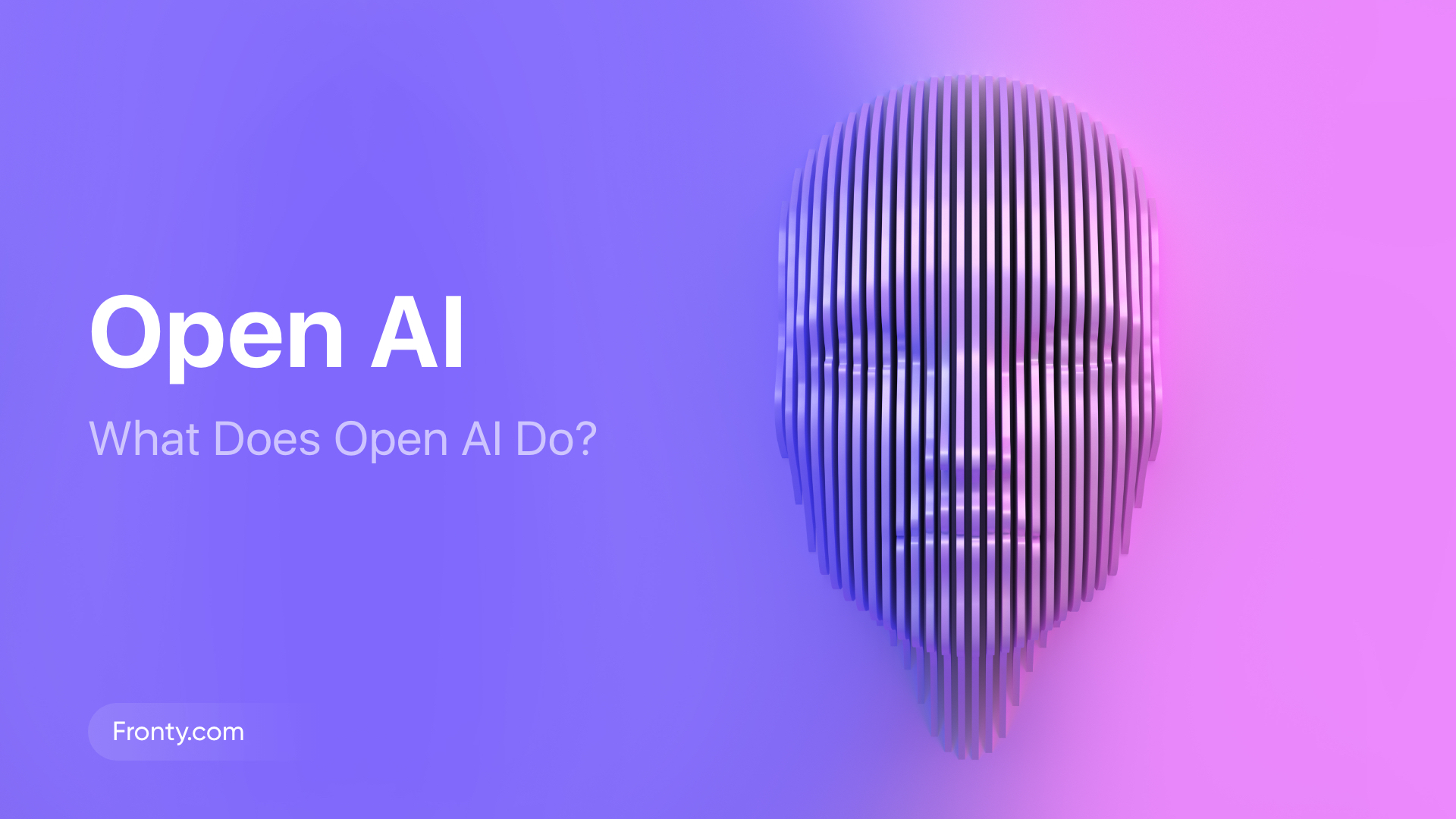 What is Open AI? - Fronty